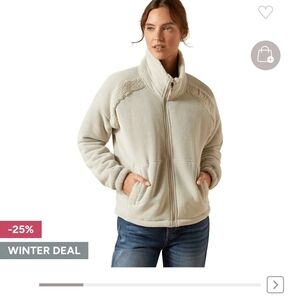 Ariat Cream Fleece Jacket